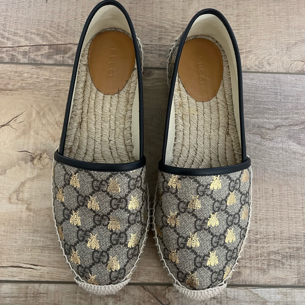 gucci bees espradilles
